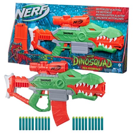 Hasbro Nerf Dinosquad Rex-Rampage Motorized Blaster F0807