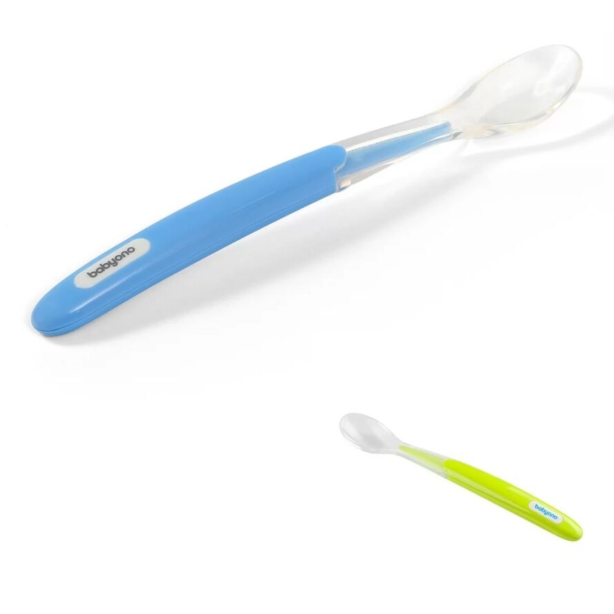 BabyOno 1069 Silicone spoon narrow