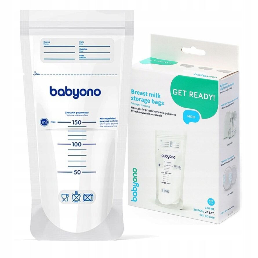 BabyOno 1039 Breast milk storage bags, 150 ml