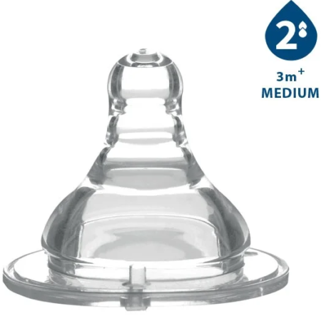 BabyOno 1205 Wide-mouth bottle teat – flow 2 medium