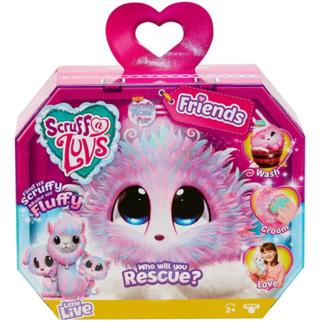 Little Live Pets Scruff A Luvs Candy Floss Plush