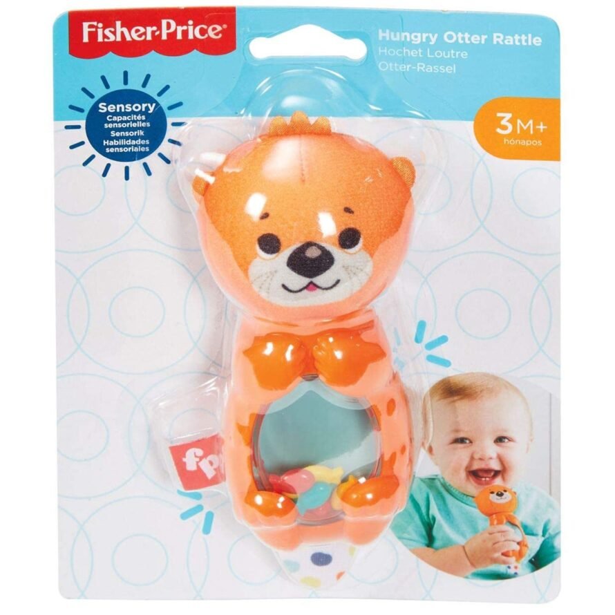 Fisher Price Hungry Otter Rattle cinqiltili oyuncaq