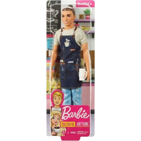 Mattel Barbie Careers Ken Barista Doll