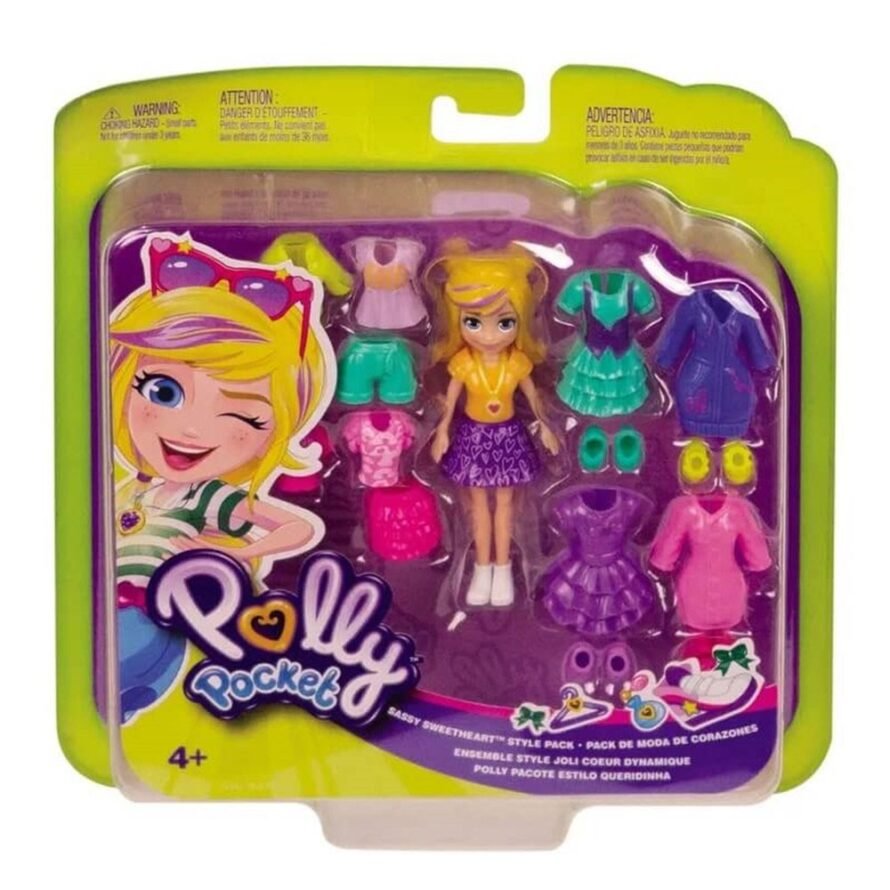 Mattel Polly Pocket and Clothes Play Set