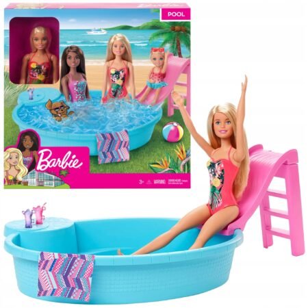 Mattel Barbie Doll And Pool Playset GHL92