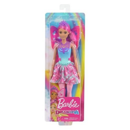 Mattel Barbie Dreamtopia Fairy Doll Pink Hair With Wings GJJ98