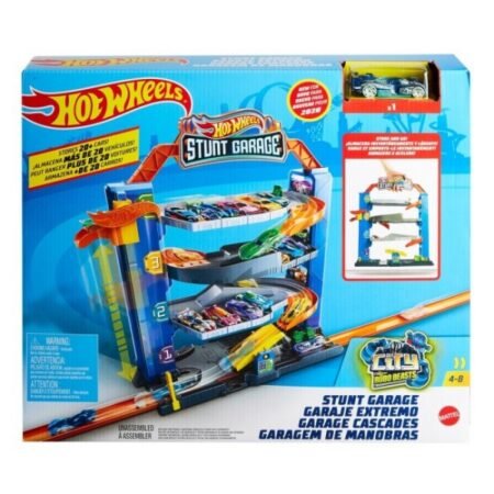 Mattel HotWheels. Четырехэтажный гараж для машинок