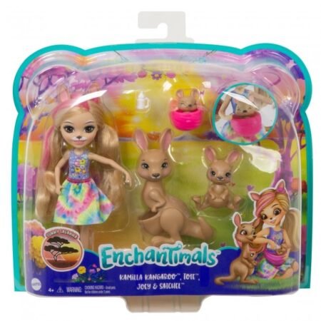 Mattel Enchantimals Kamilla Kangaroo Familie