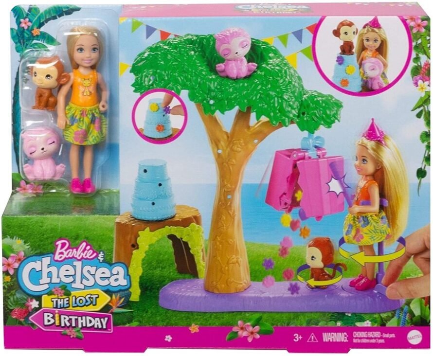 Mattel Barbie and Chelsea The Lost Birthday Party Fun Playset with Doll| Lemony Gem Toys