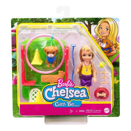 Mattel Barbie Chelsea Can Be Dog Trainer Playset