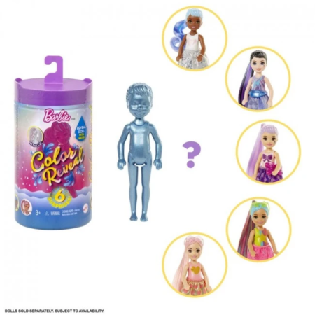 Barbie Color Reveal Shimmer Series Chelsea Surprise Doll