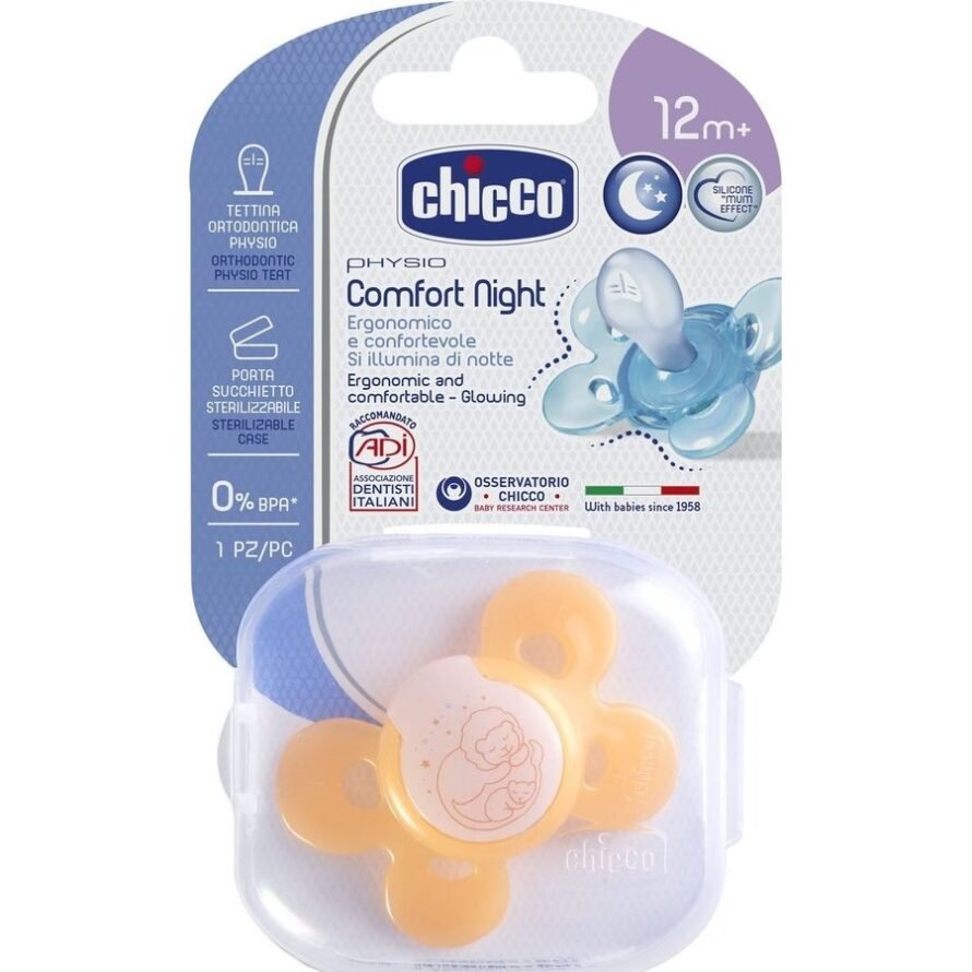 Chicco əmzik Physio Comfort Night silikon (от 12 ay)