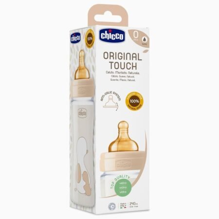 Chicco Original Touch Glass bottle 240 ml, 0m+