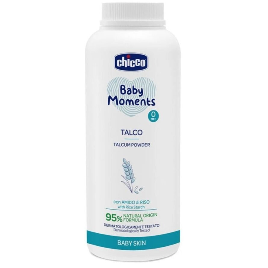 Chicco Baby Moments Talc powder 150 g, 0m +