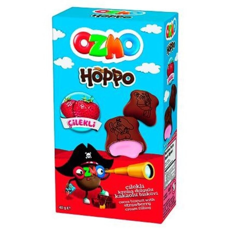 Ozmo Hoppo Strawberry с клубничным кремом 40 г