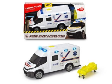 Dickie Toys ambulance Iveco Daily with stretcher