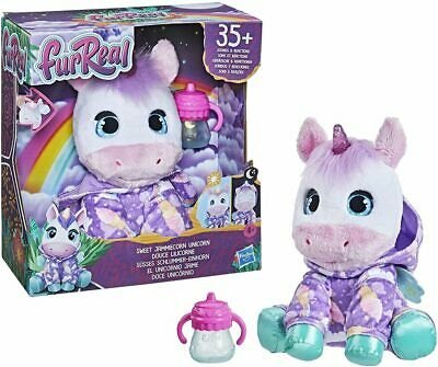 Hasbro FurReal Sweet Jammiecorn Unicorn Interactive Plush Toy