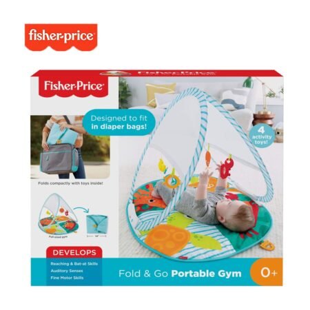 Fisher Price Foldable Portable Gym Baby Play Mat Ocean