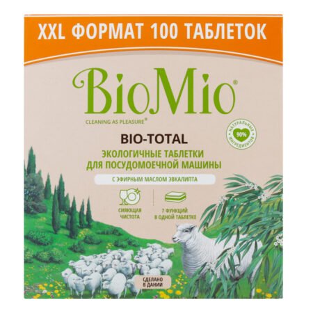 Таблетки для посудомоечной машины Bio-Total BioMio 100шт