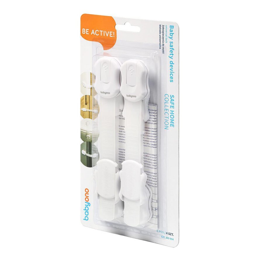 BabyOno 944 Universal lock for furniture white 4 pcs.