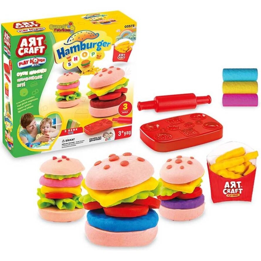 Dede Art Craft plastilin dəsti hamburger