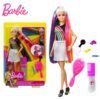 Mattel Barbie göy qurşağı saçlı sarışın