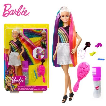 Mattel Barbie с Радужными волосами блондинка