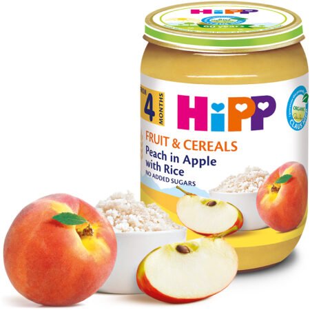 Hipp whole rice puree with fruits, from 5 months, 190 g